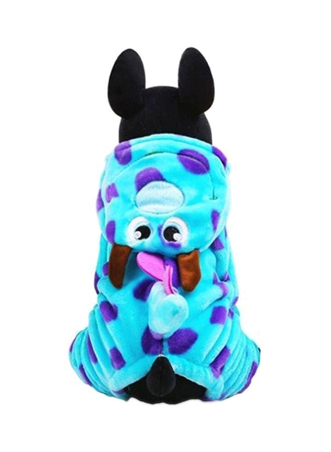 OUTAD Coral Velvet Jacket Dog Hoodie Pyjamas Keep Warm Puppy Clothes Costume for Pets - Image 3